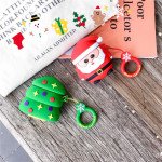 Wholesale Cute Design Cartoon Silicone Cover Skin for Airpod (1 / 2) Charging Case (Christmas Tree)